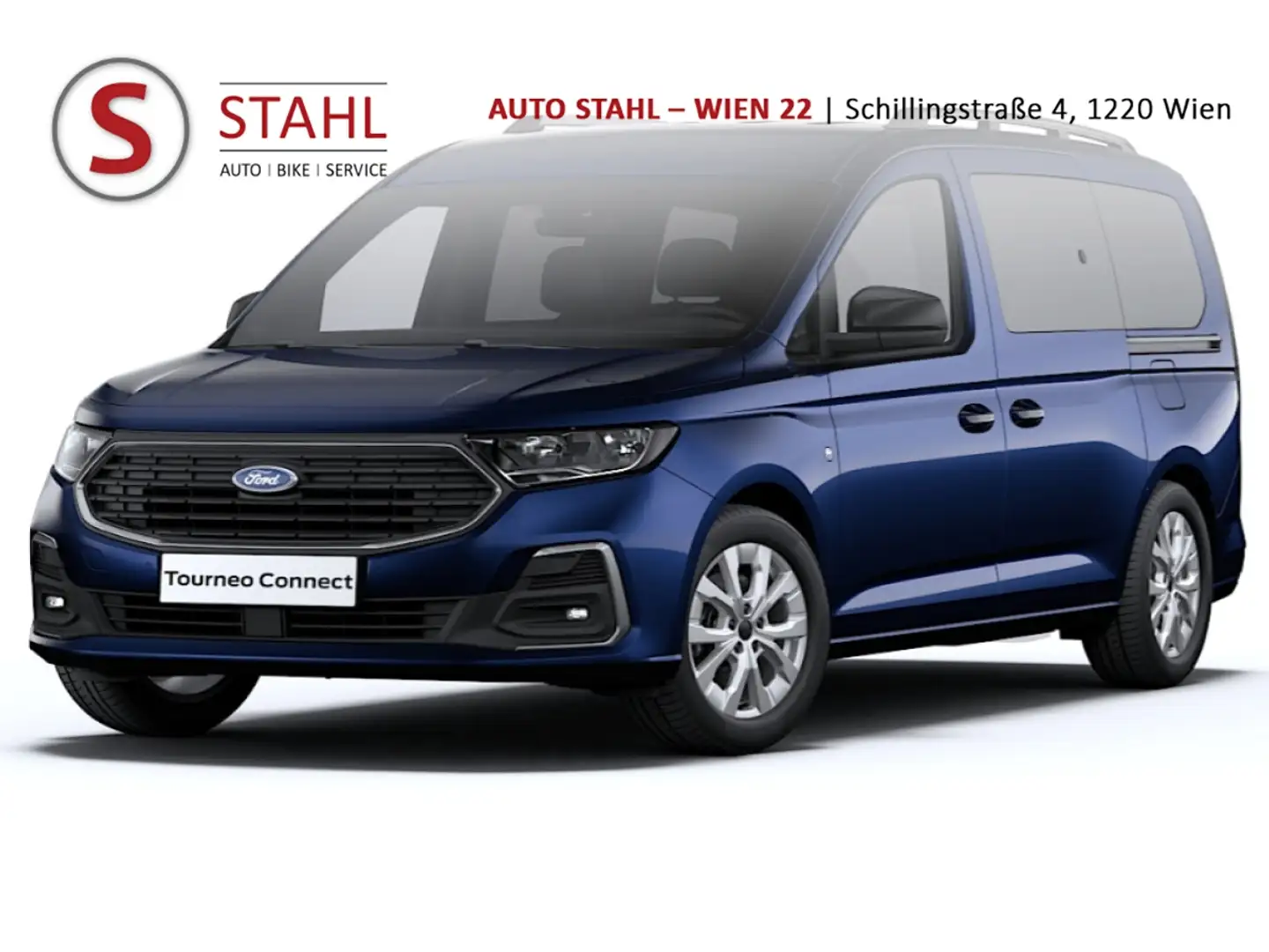 Ford Grand Tourneo Connect 1,5 EcoBoost L2 Titanium Aut. Blau - 1