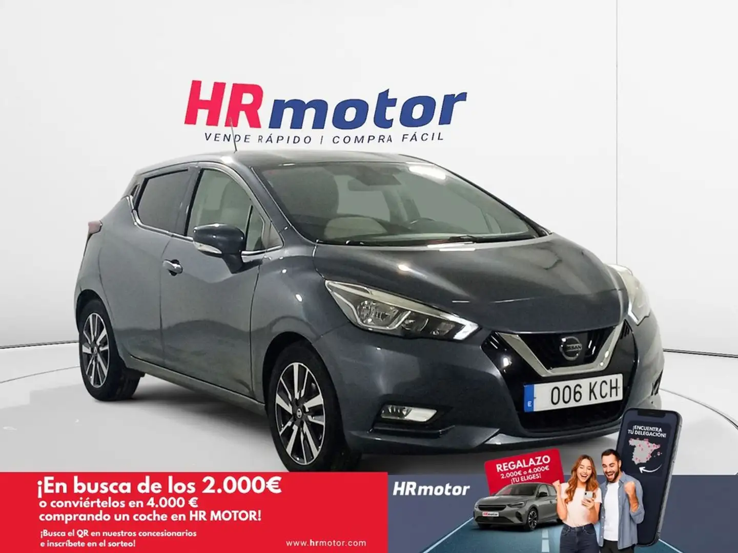 Nissan Micra Visia Plus Gris - 1