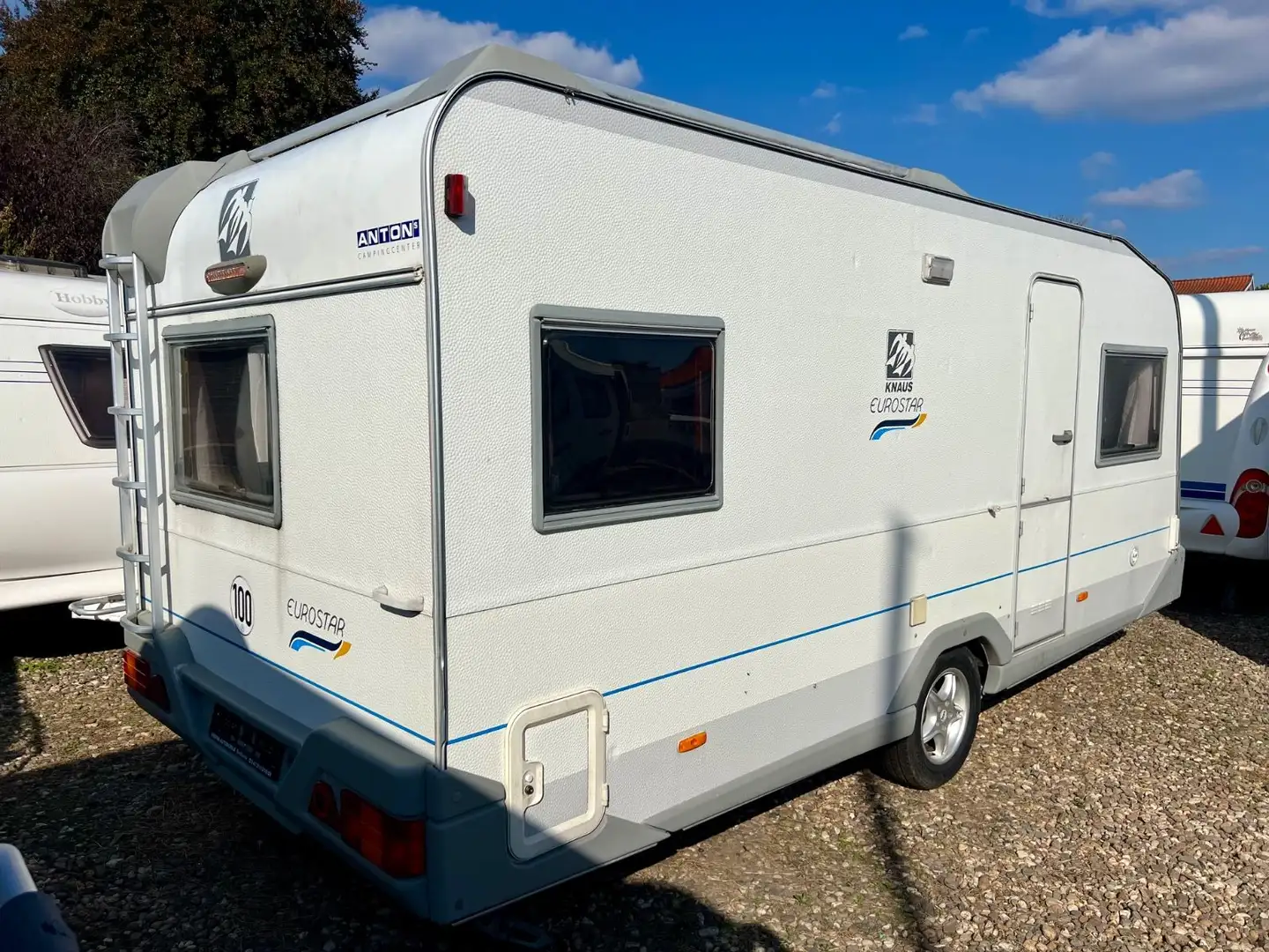 Knaus 495 TF Eurostar Klima Mover Bett Dusche Markise Weiß - 2