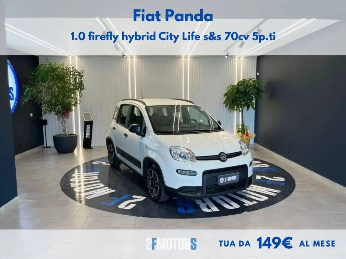 Fiat Panda 1.0 firefly hybrid City Life s&s 70cv 5p.ti Blanco - 1