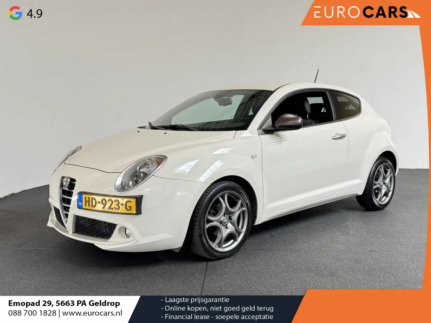 Alfa Romeo MiTo 0.9 TwinAir Racer Navigatie Climate Control Licht Blanco - 1
