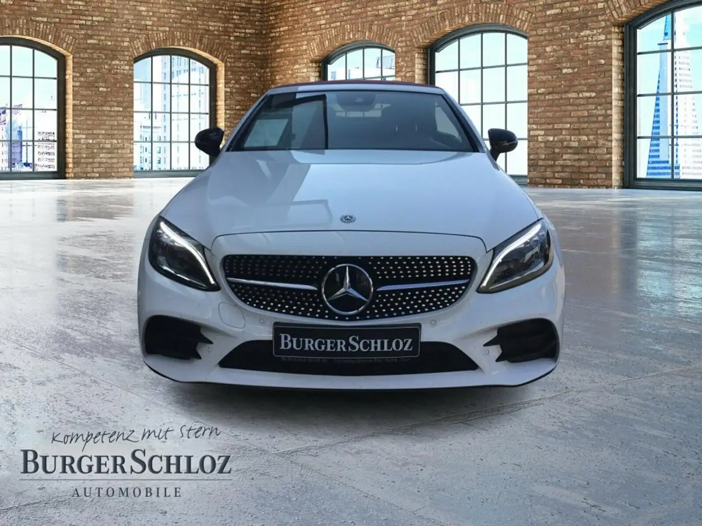 Mercedes-Benz C 200 4M Cabriolet AMG Night SpurH SpurW PDC LM Blanc - 2