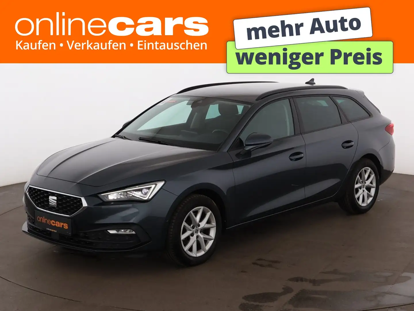 SEAT Leon ST 2.0 TDI Style Aut LED RADAR NAVI SITZHZG Grau - 1