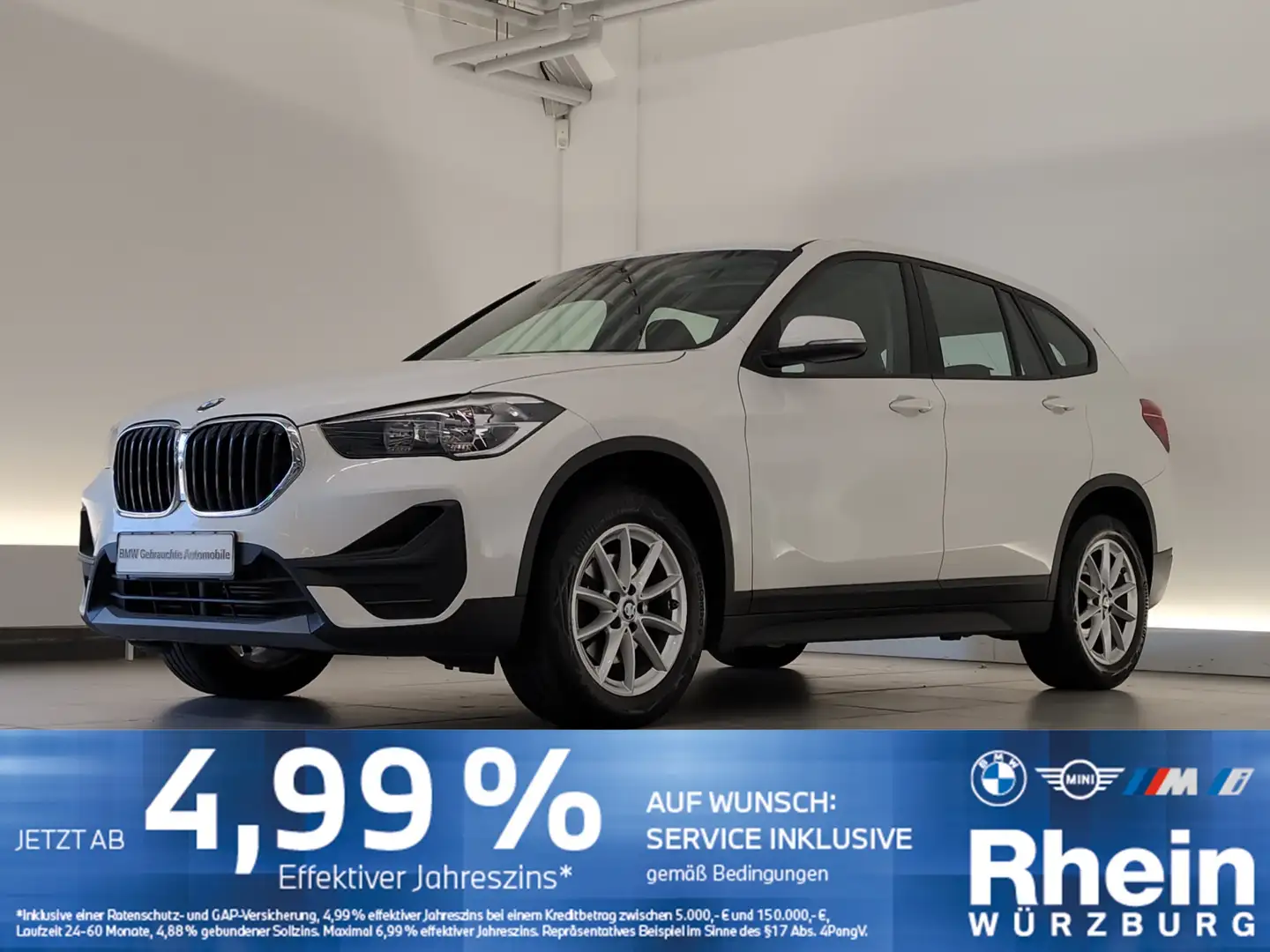 BMW X1 sDrive18d PDC/DAB/SHZ PDC/DAB/SHZ Blanc - 1
