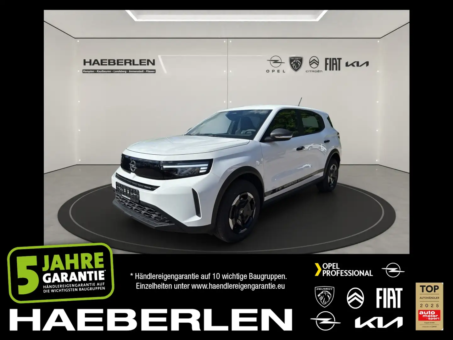 Opel Frontera 1.2 Edition 74kW KAMERA Sitz-/Wss/Lkrdh. Weiß - 1