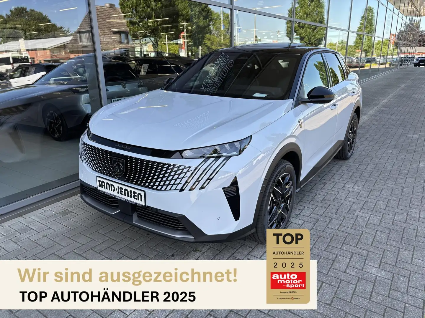 Peugeot 3008 GT MHEV 145 e-DSC6 Navi Pano Focal 19" ACC Weiß - 1