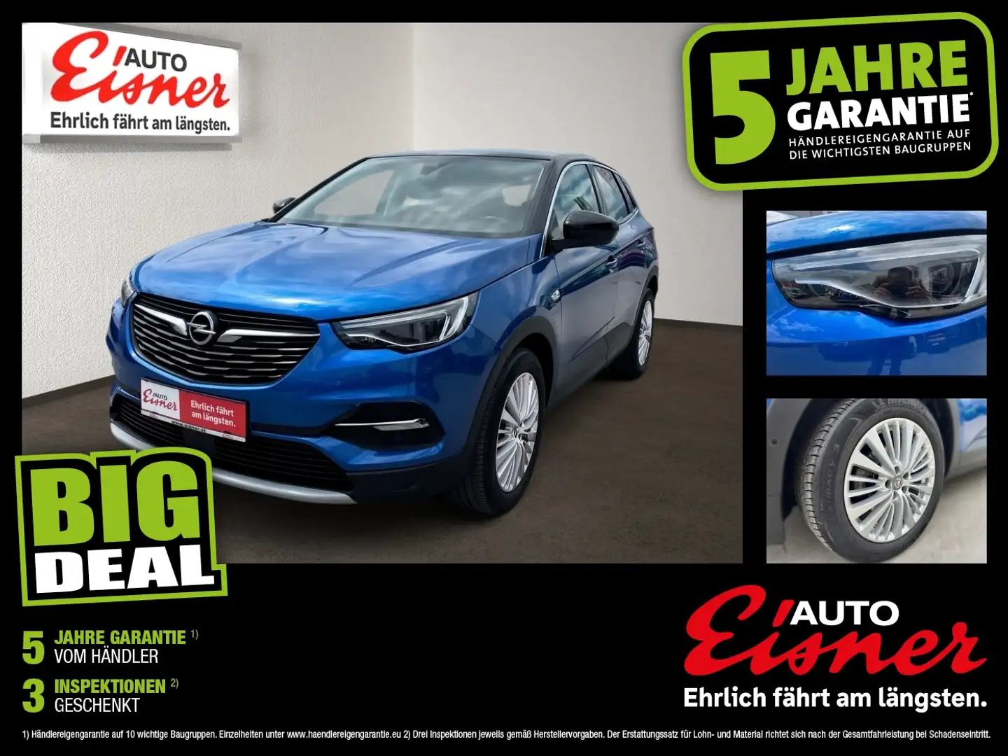 Opel Grandland X 1.2 TURBO DIRECT I Top Zustand ! Blu/Azzurro - 1