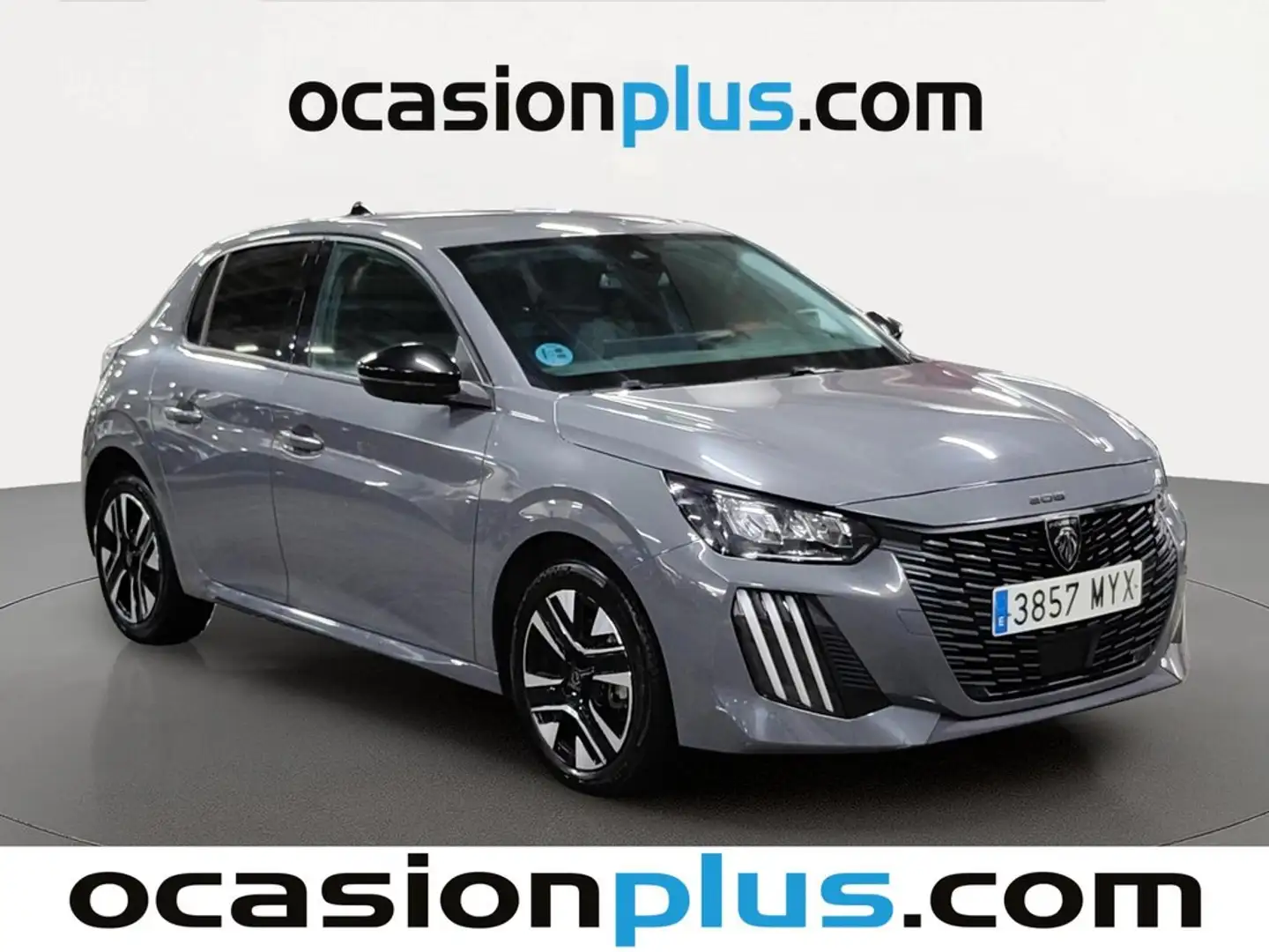 Peugeot 208 1.2 Puretech S&S Allure 100 Gris - 2