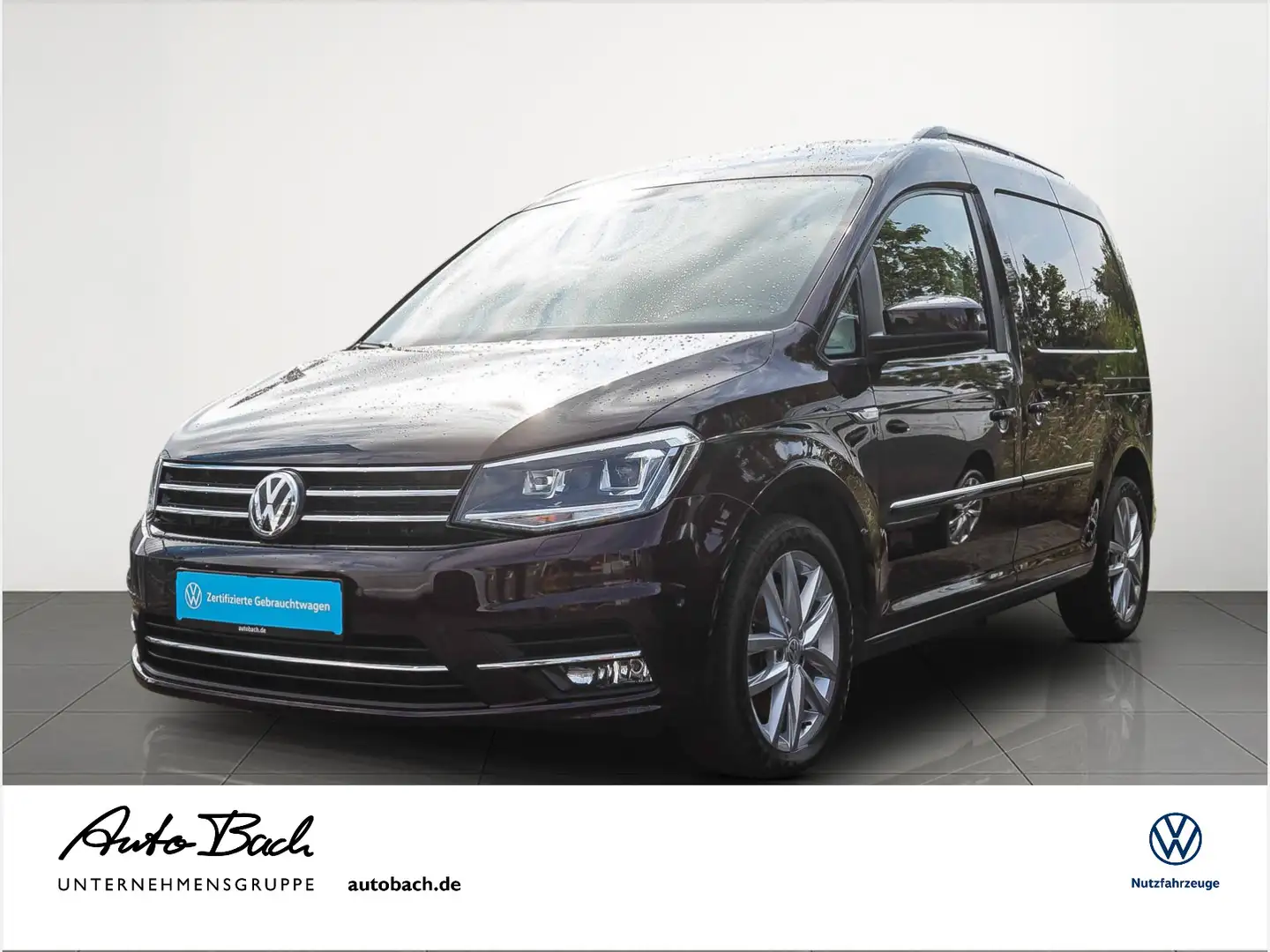 Volkswagen Caddy 2.0 TDI "Highline" DSG Navi Xenon ACC EPH Mauve - 1