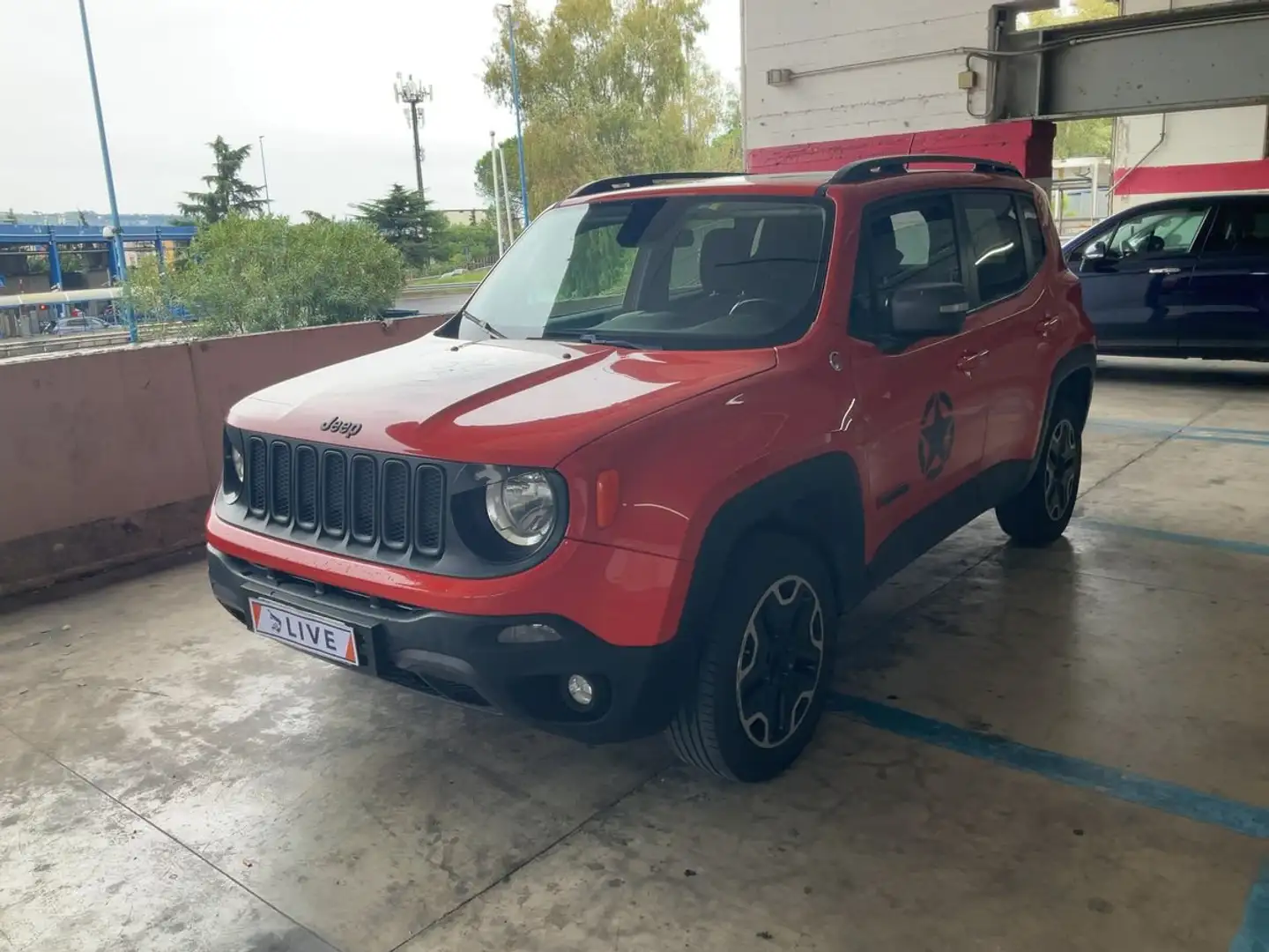Jeep Renegade 2.0 mjt Trailhawk 4wd 170cv AUTOM-TETTO APRIBILE- Rosso - 2
