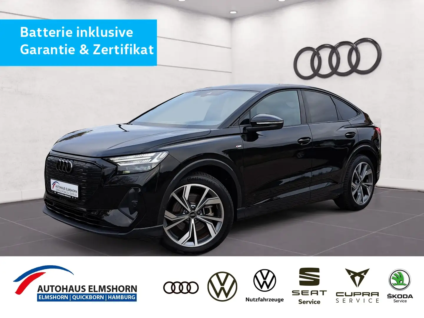 Audi Q4 e-tron 35 Sportback S line-Int. NAV KAM 20" MATRIX ACC P Schwarz - 1