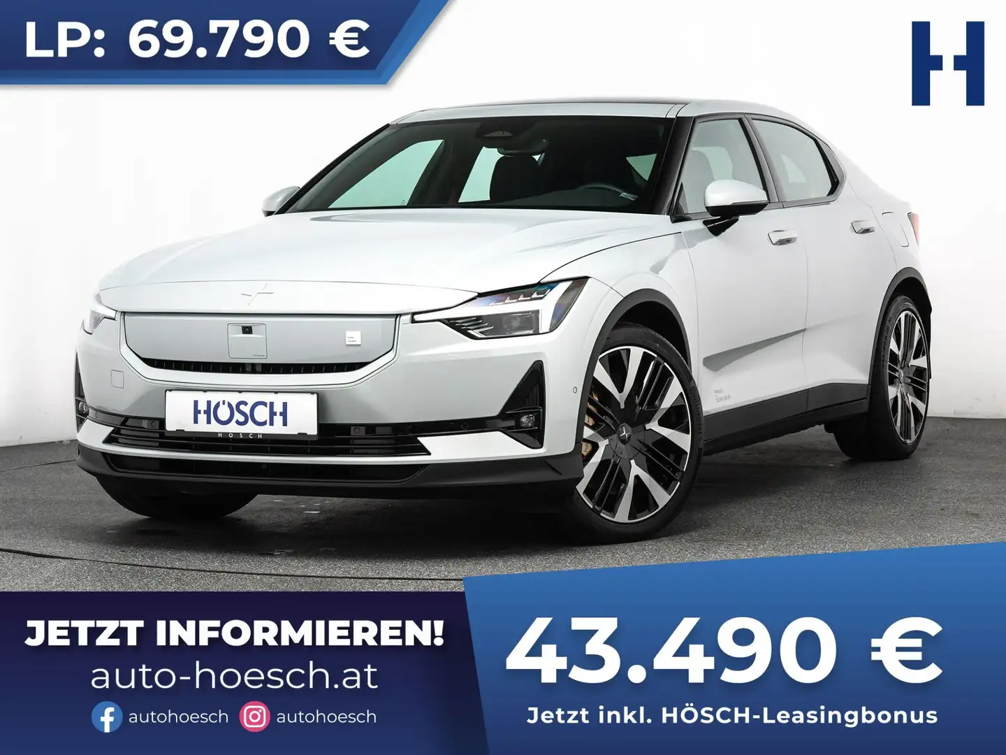 Polestar 2 Long Range Dual Motor PERFORMANCE PLUS FACELIFT Silber - 1