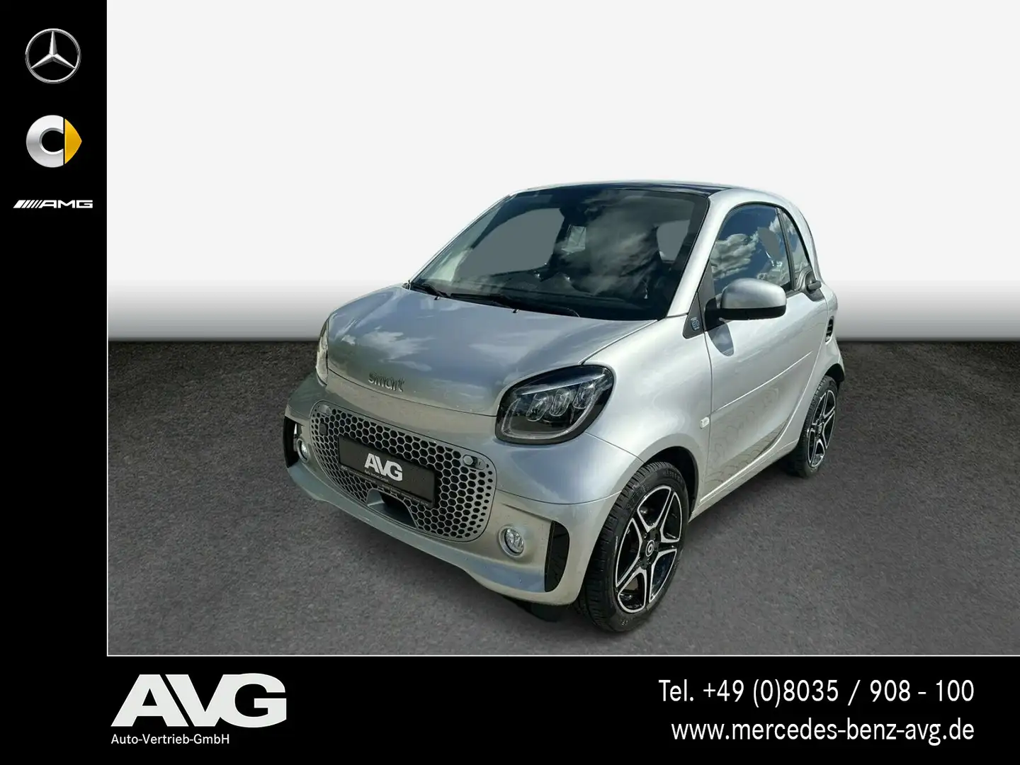smart forTwo smart EQ fortwo LED Pano DAB Rkam Shz Ambiente BC Argento - 1