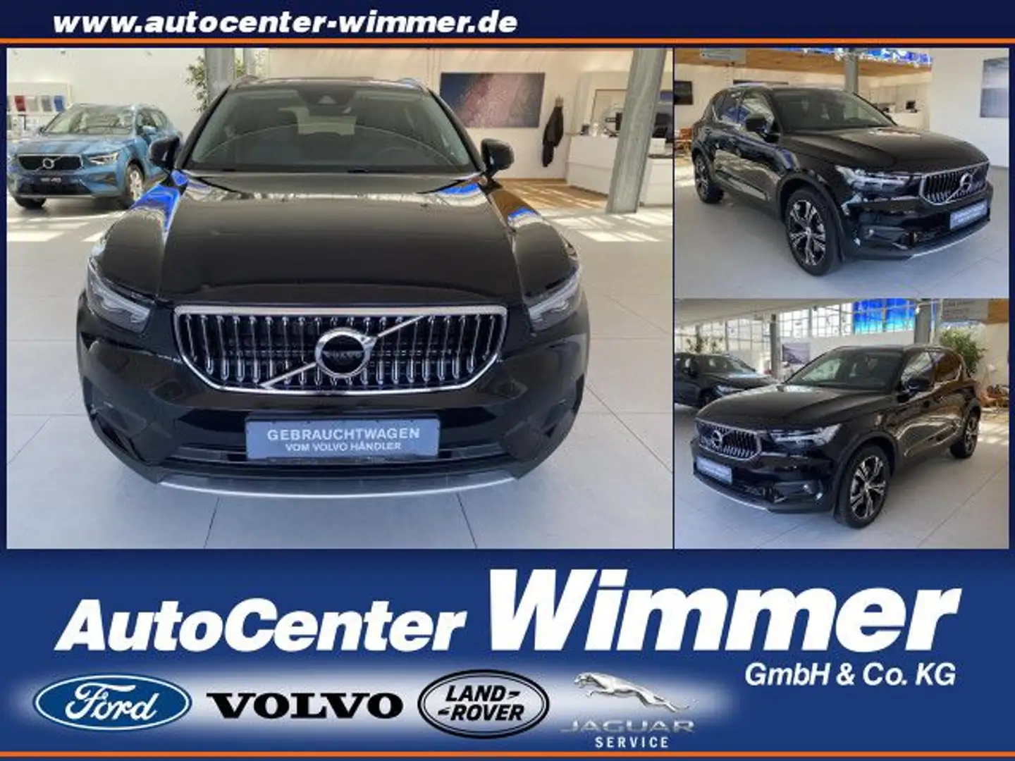 Volvo XC40 T5 Recharge DKG Inscription Licht+Park+Winter Schwarz - 1