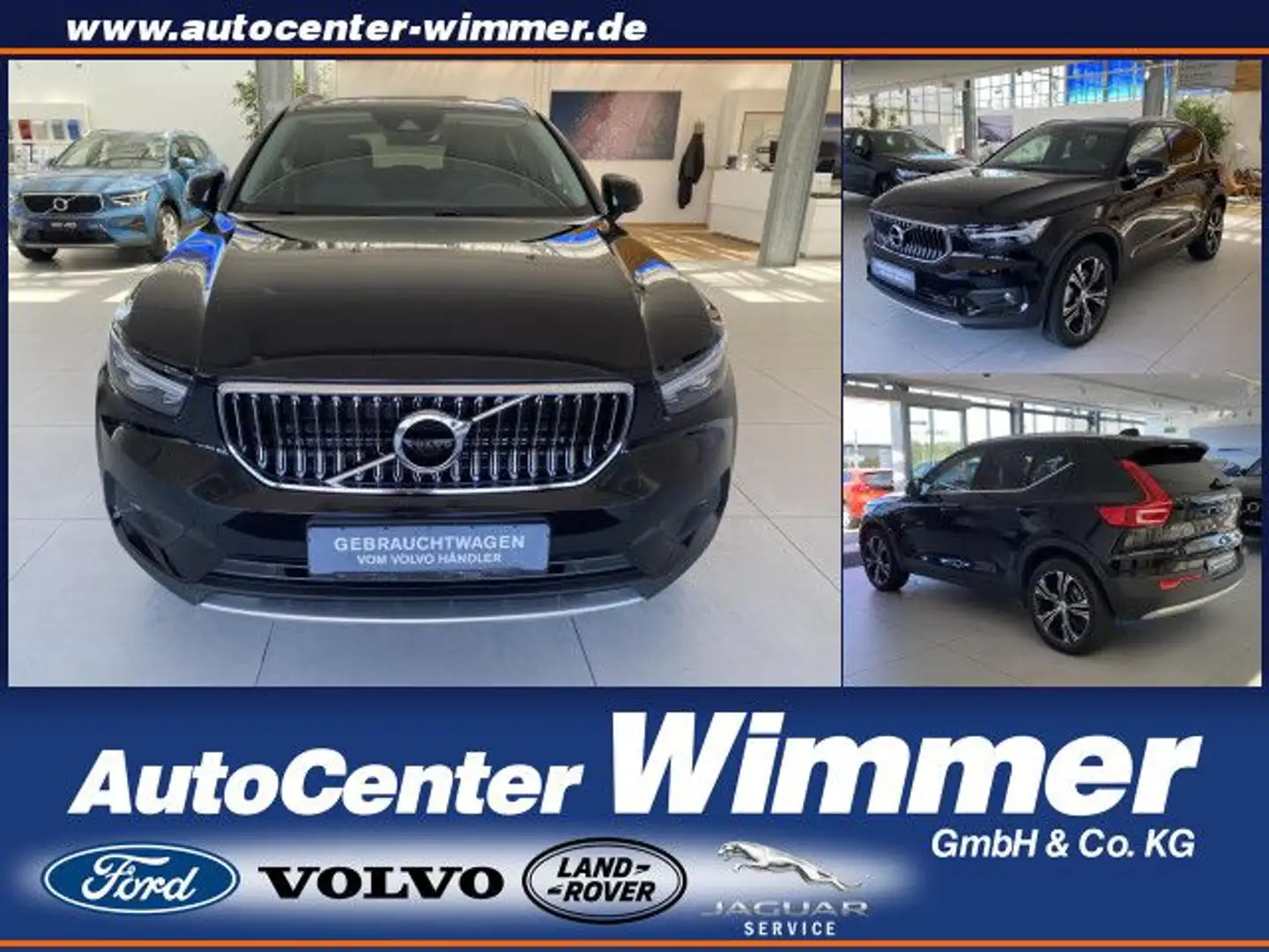 Volvo XC40 T5 Recharge DKG Inscription Licht+Park+Winter Schwarz - 1