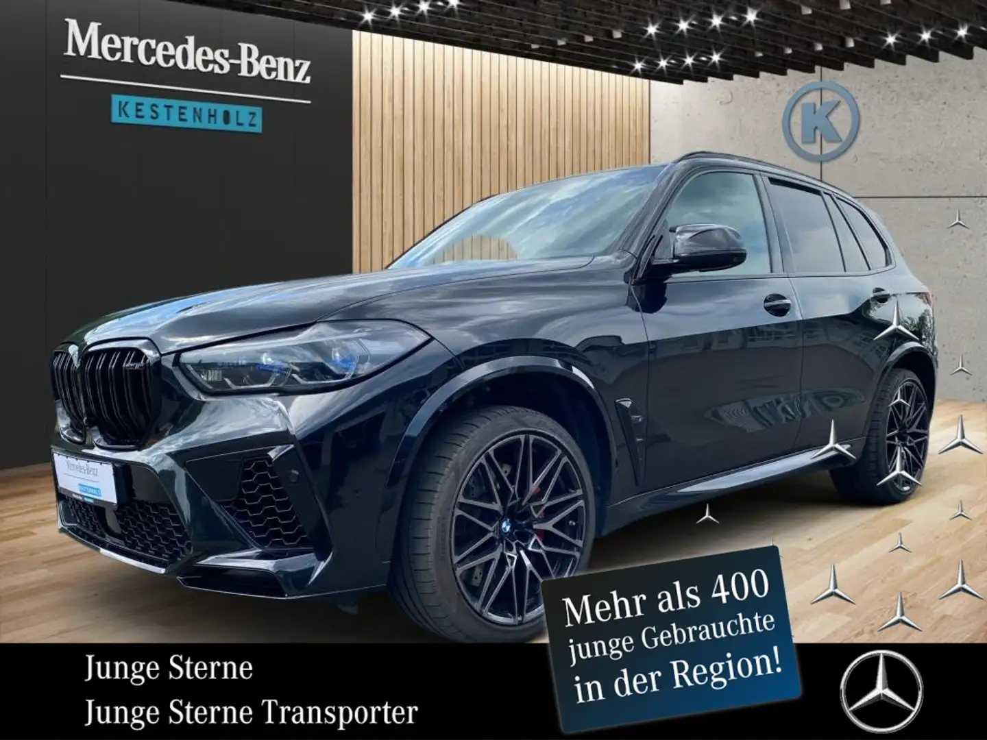 BMW X5 M Competition *CARBON*LASER*B&W*HUD*PANO*AHK* Black - 1