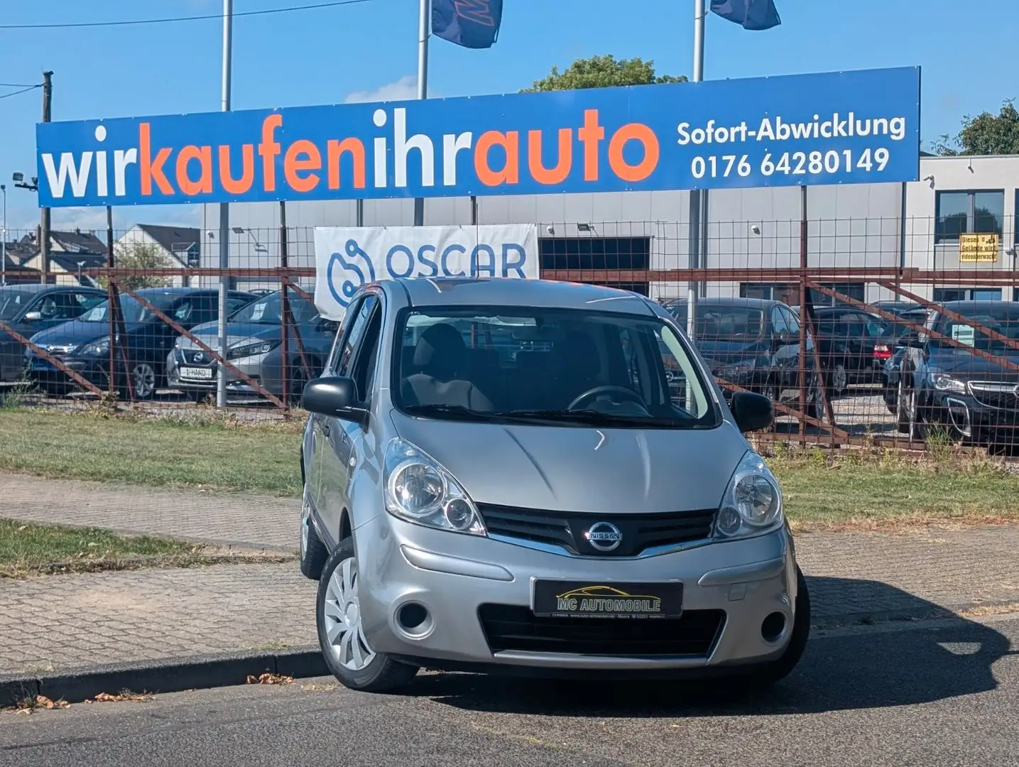 Nissan Note Visia*KLIMA*AHK*ZV-FUNK*RADIO-CD !! Grau - 1
