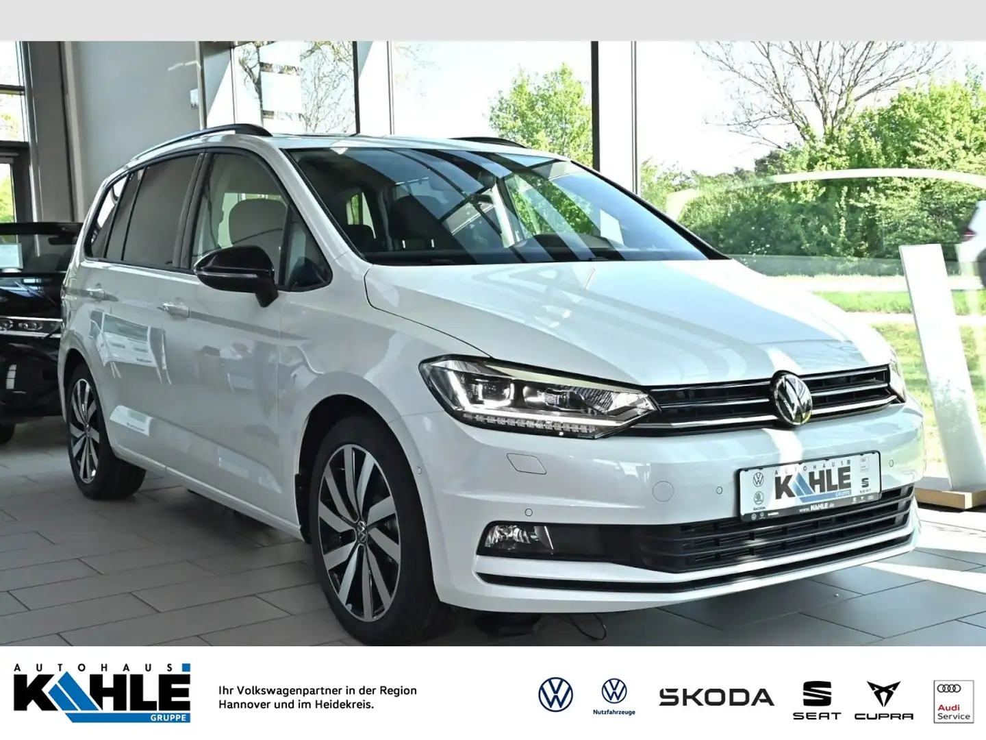 Volkswagen Touran 2.0 TDI DSG SCR Highline Black Style 7-Sitze AHK S Weiß - 1