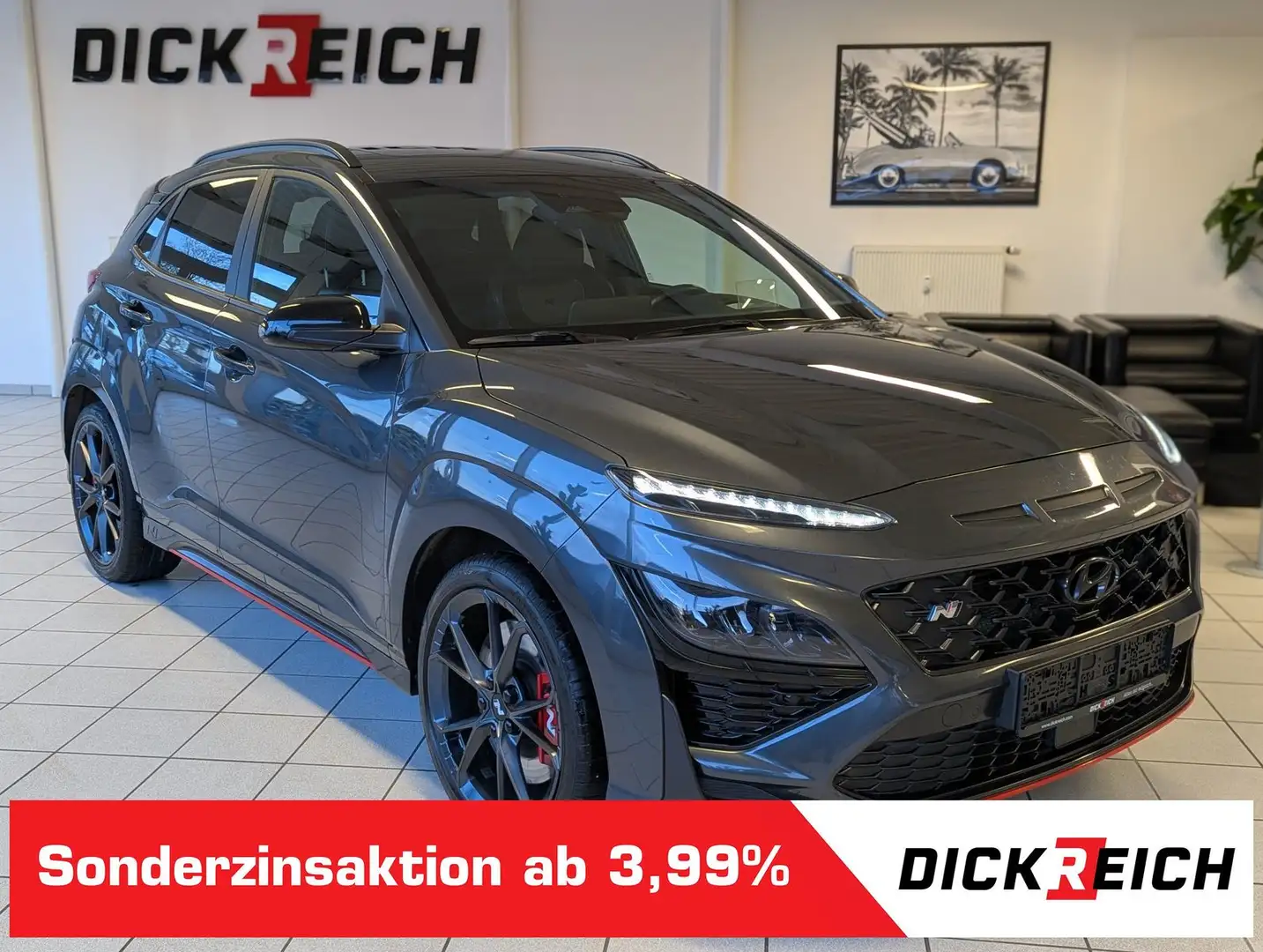 Hyundai KONA N-Performance HUD Krell Kamera Schiebedach Grau - 1