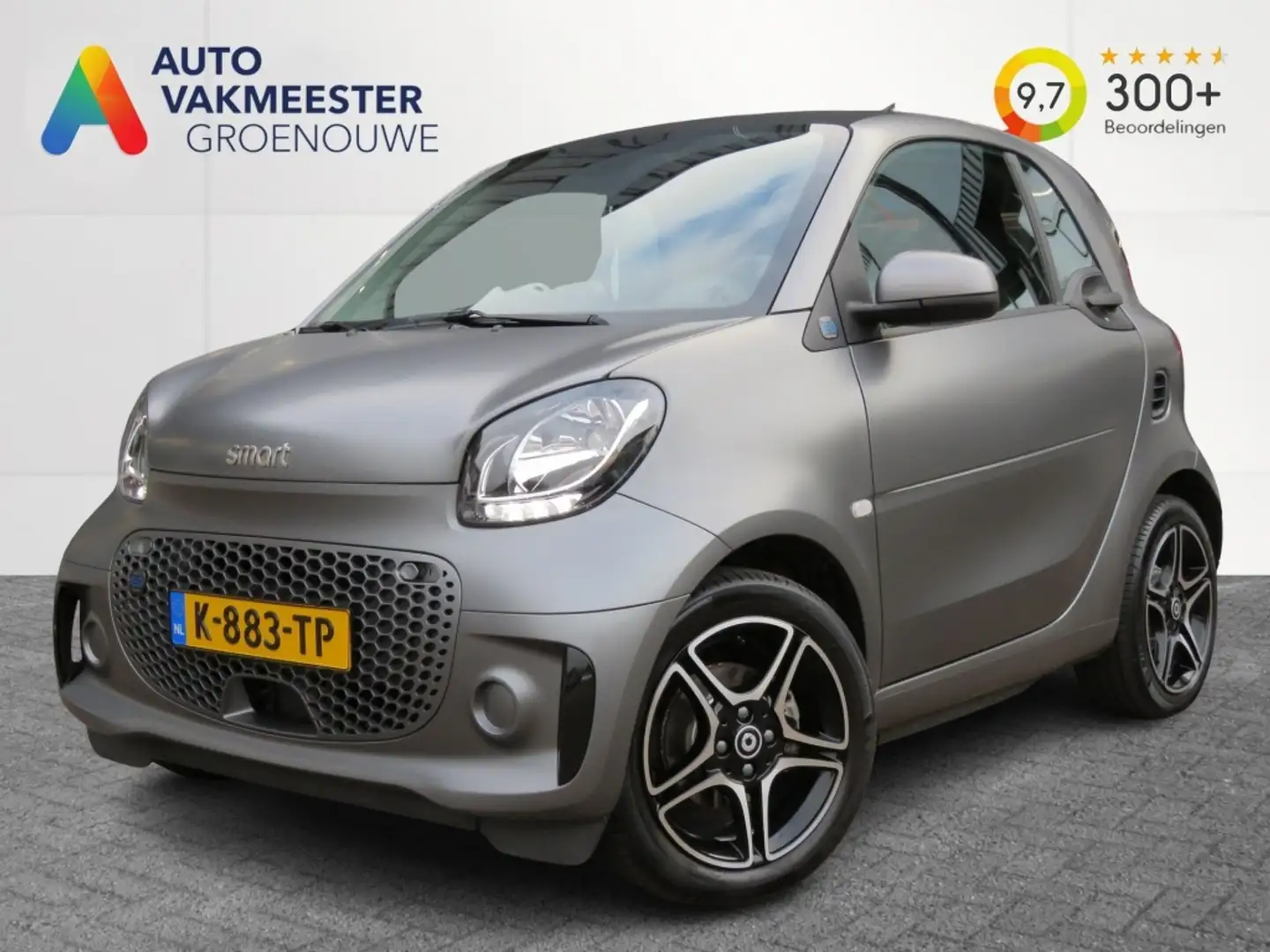 smart forTwo EQ COMFORT PLUS MATT / 6.657km ! / Cruise / Stoelv Grijs - 1