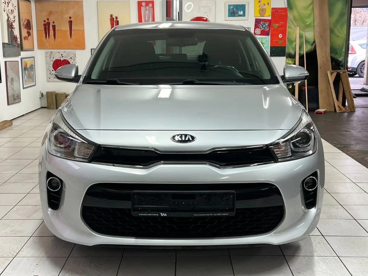 Kia Rio Edition 7 Navi Autom. 1 Hand TÜV Neu Argent - 2