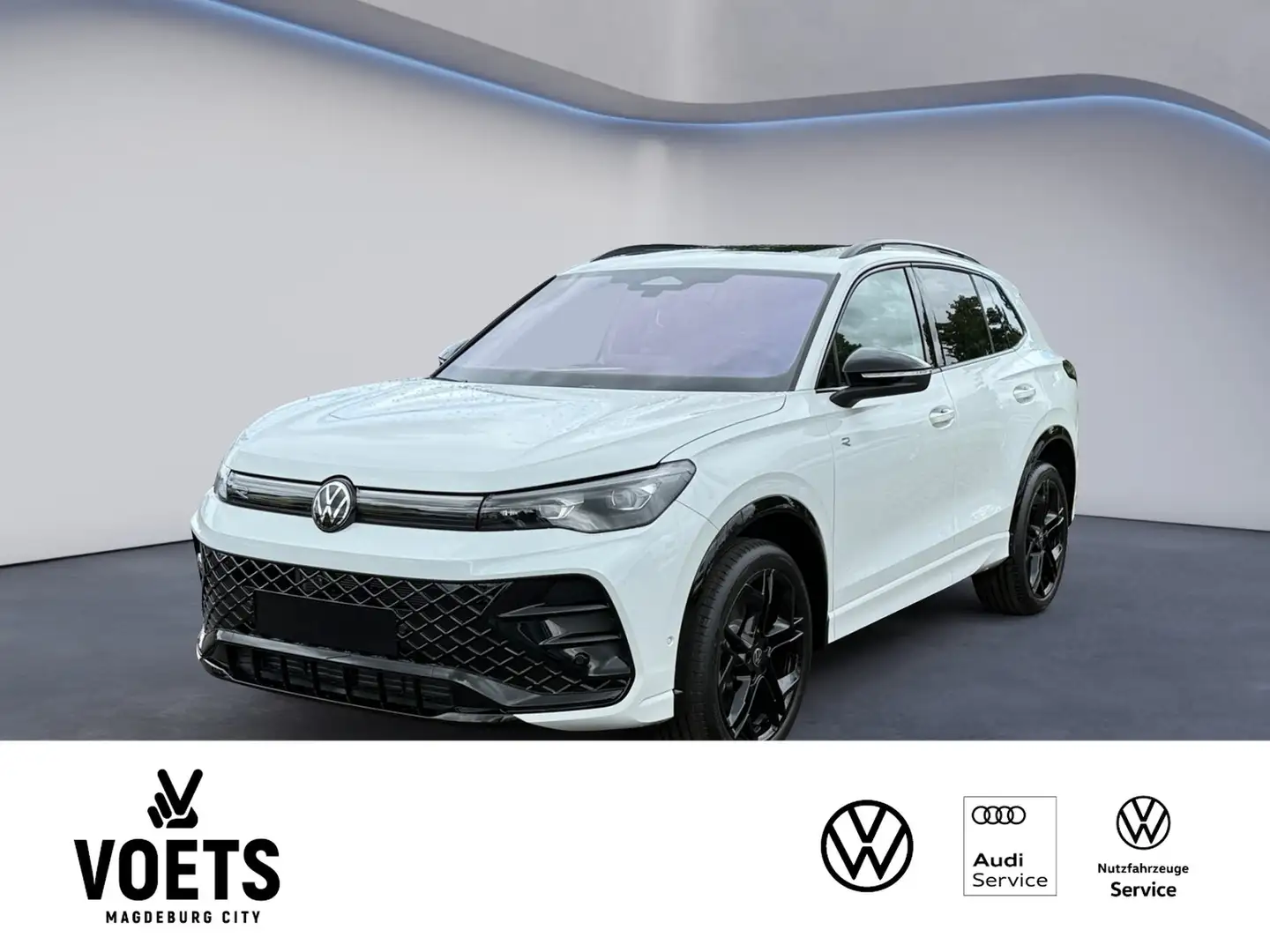 Volkswagen Tiguan 2,0 TDI 4Motion R-Line DSG+PANO+AHK+STANDHEIZ+H... Bianco - 1