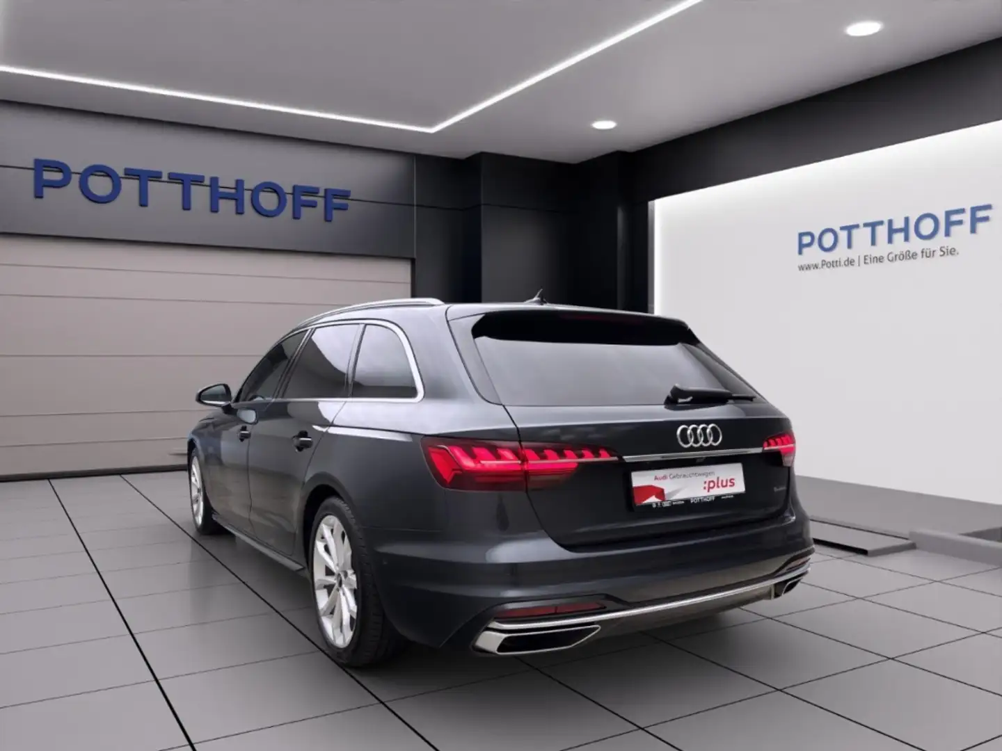 Audi A4 Avant 40 TFSI Q S LINE PANO STDHZG AHK HuD Grau - 2