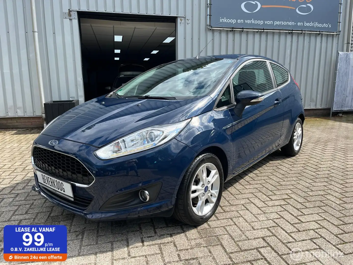 Ford Fiesta 1.0 Style 6/12 m Garantie Blauw - 1
