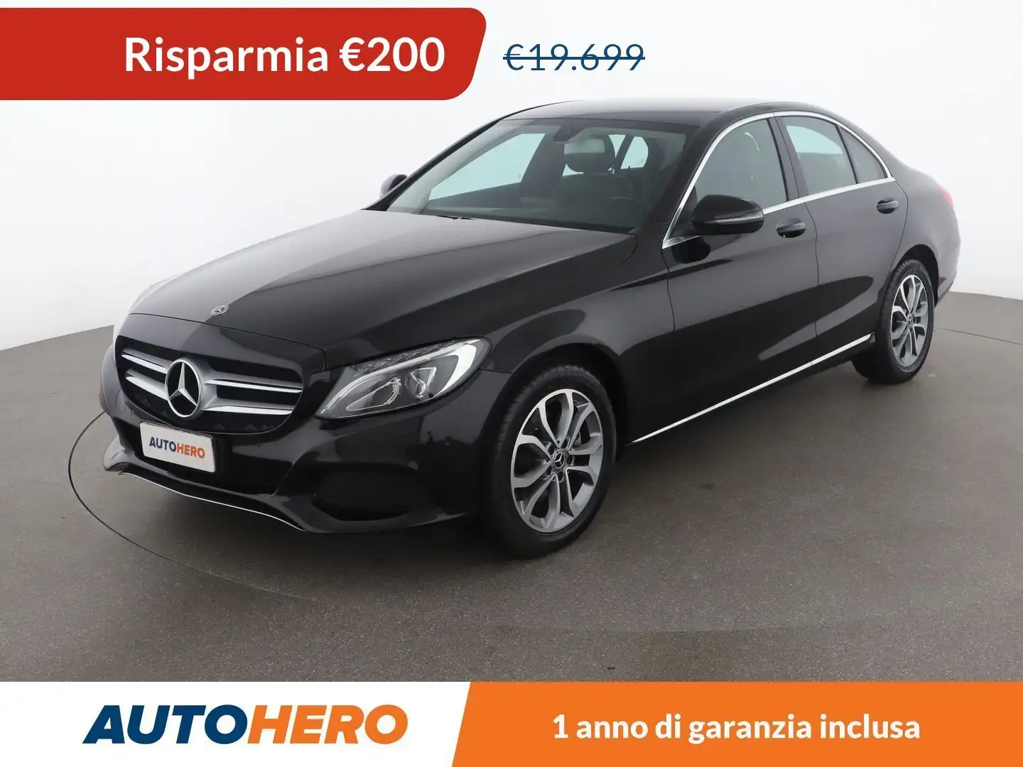 Mercedes-Benz C 220 C 220 d Sport Auto Nero - 1