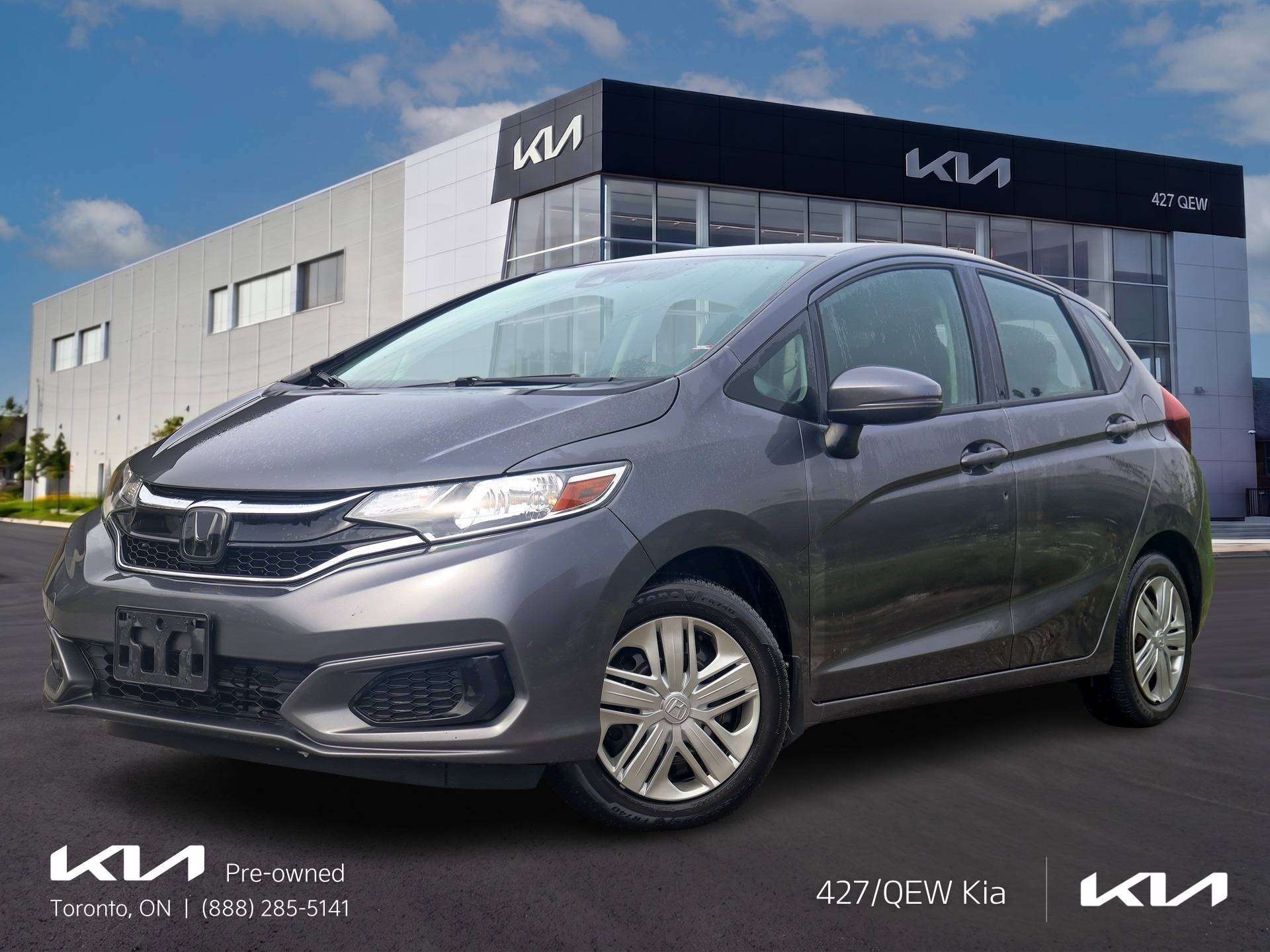 Gray 2018 Honda Fit Hatchback Front-Wheel Drive Automatic
