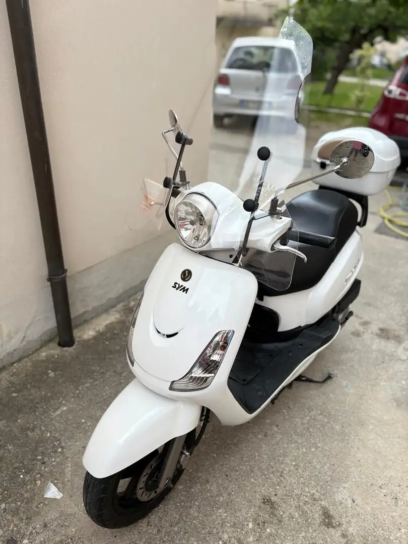 SYM Fiddle 125 Blanc - 1