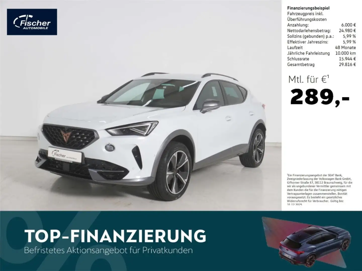 CUPRA Formentor 2.0 TSI 4Drive DSG AHK/Matrix/StHz/RFK Weiß - 1