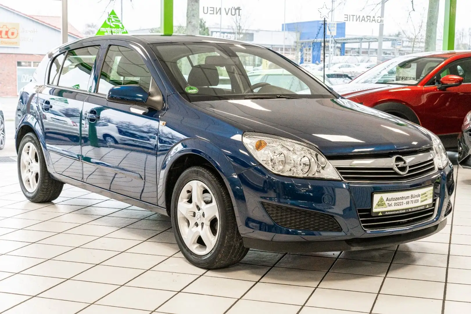 Opel Astra H 1.4 Benzin 1.Hand NUR 39.650 km Klima Bleu - 2