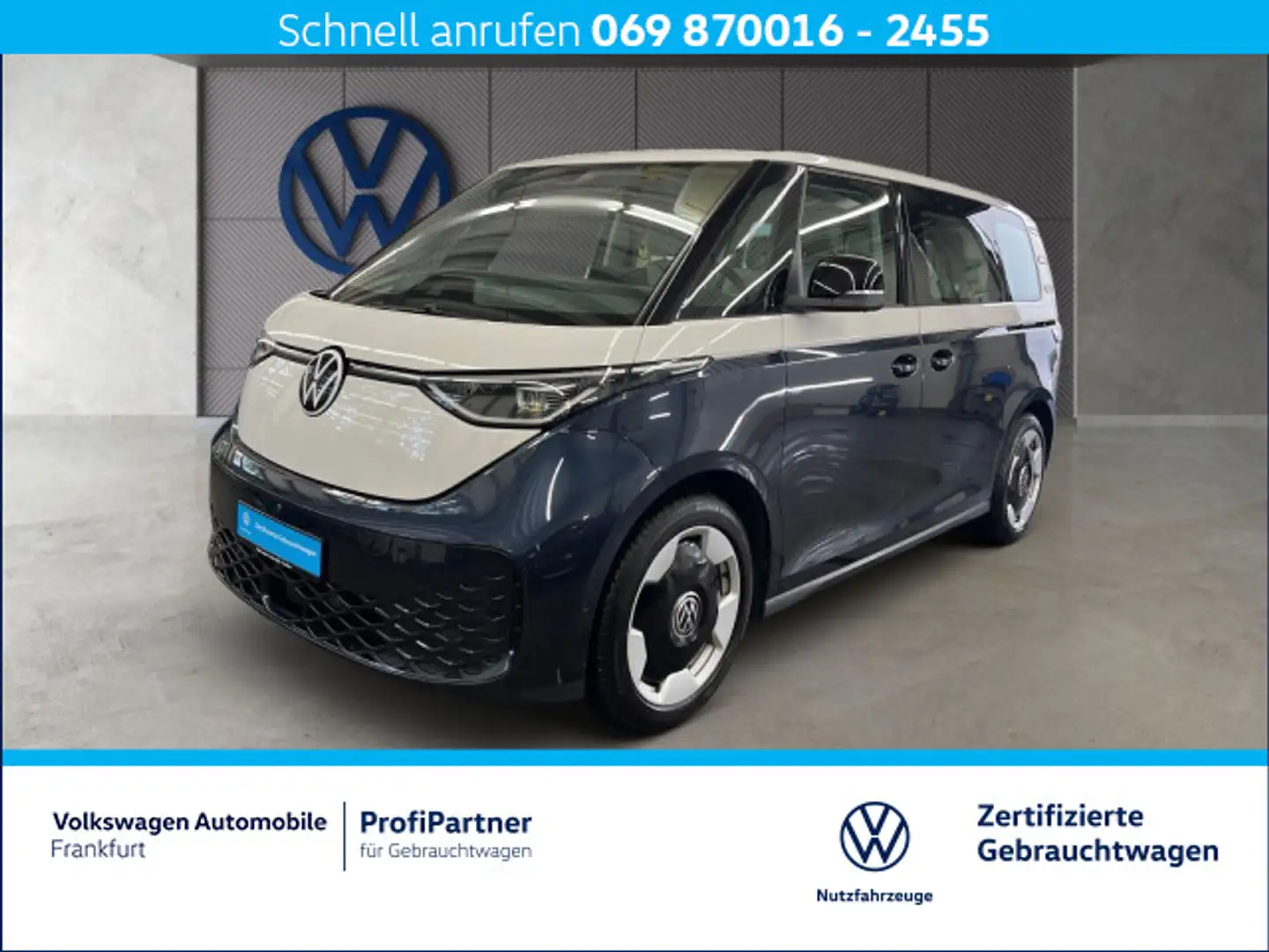 Volkswagen ID. Buzz ID.Buzz Pro NP: 83T€ Navi IQ.Light DAB+ FrontAss Weiß - 1
