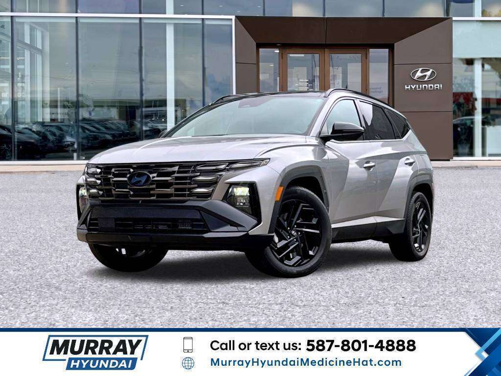 Shimmering Silver 2026 Hyundai Tucson Hybrid SUV / Crossover  6-Speed Automatic