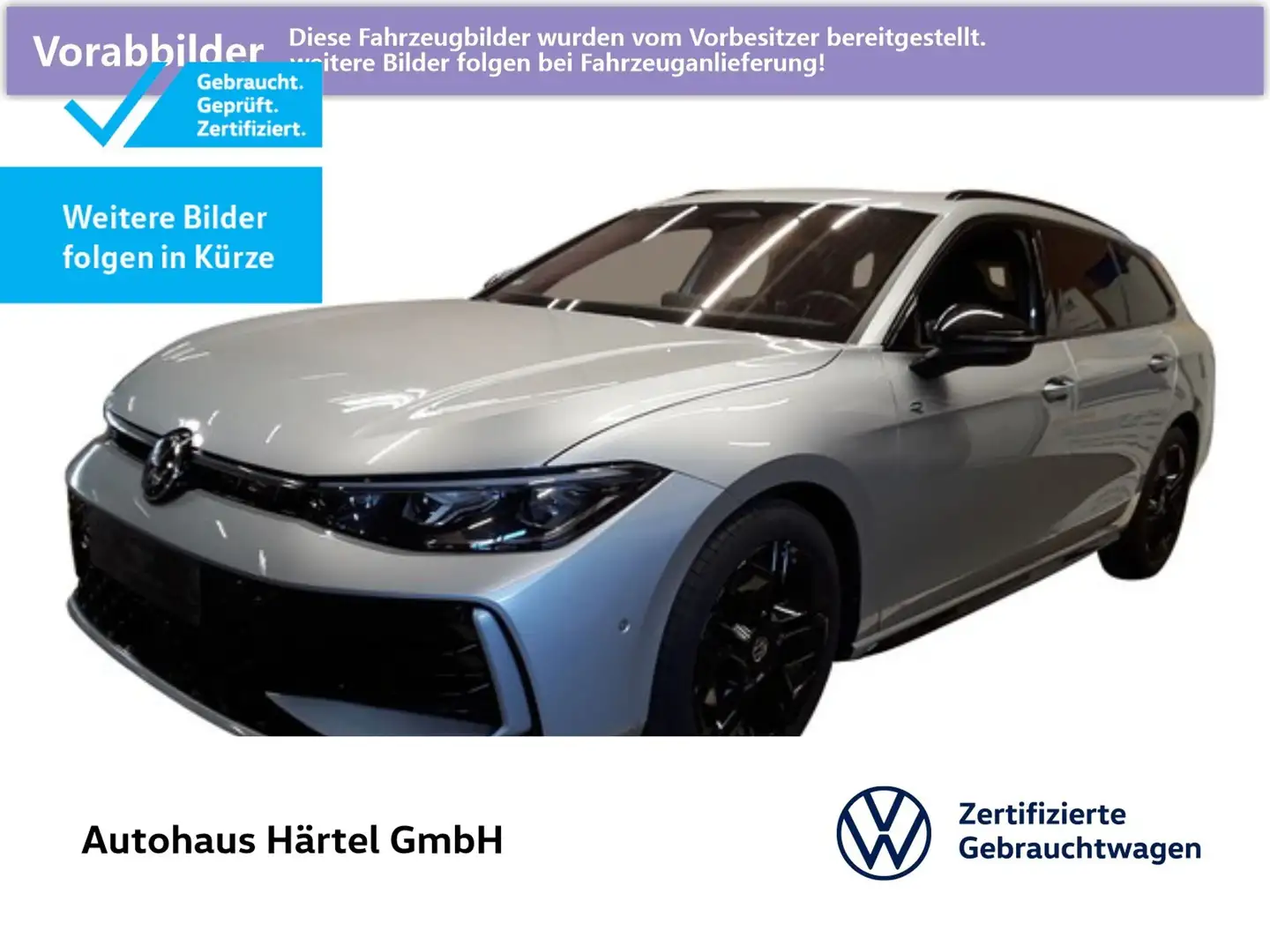 Volkswagen Passat Variant PASSAT R-LINE BLACK STYLE 2.0 TDI DSG (+EURO6) LED Silber - 1