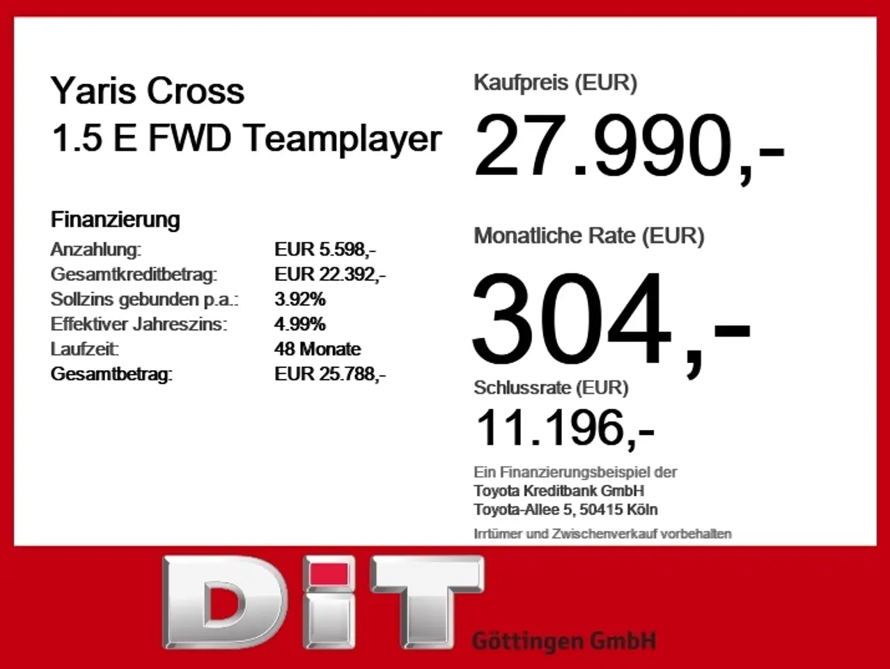 Toyota Yaris Cross 1.5 E FWD Teamplayer ACC+LED+Navi+LM 4