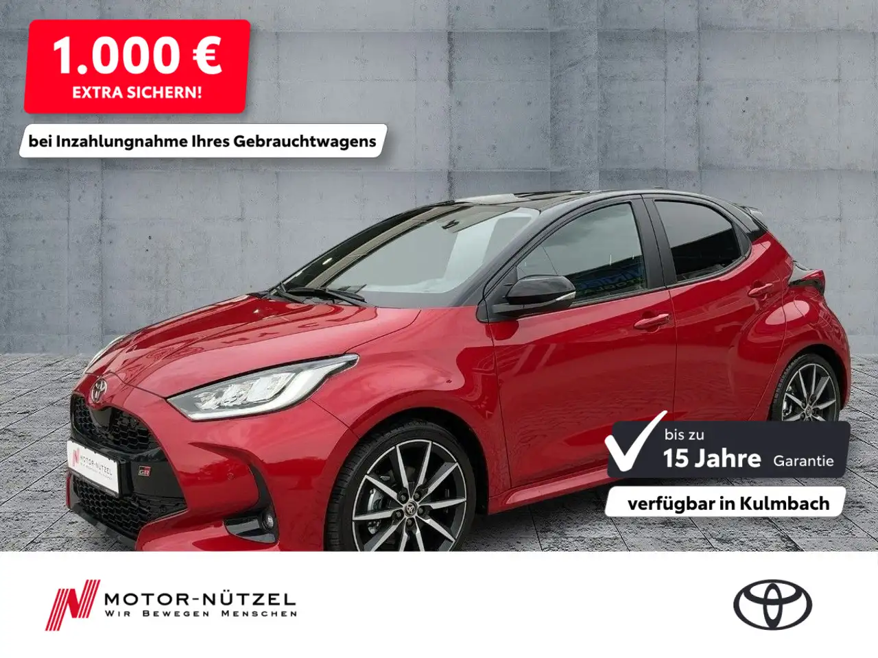 Toyota Yaris 1.5 Hybrid GR SPORT LED+APP+ACC+RFK+SHZ+VC