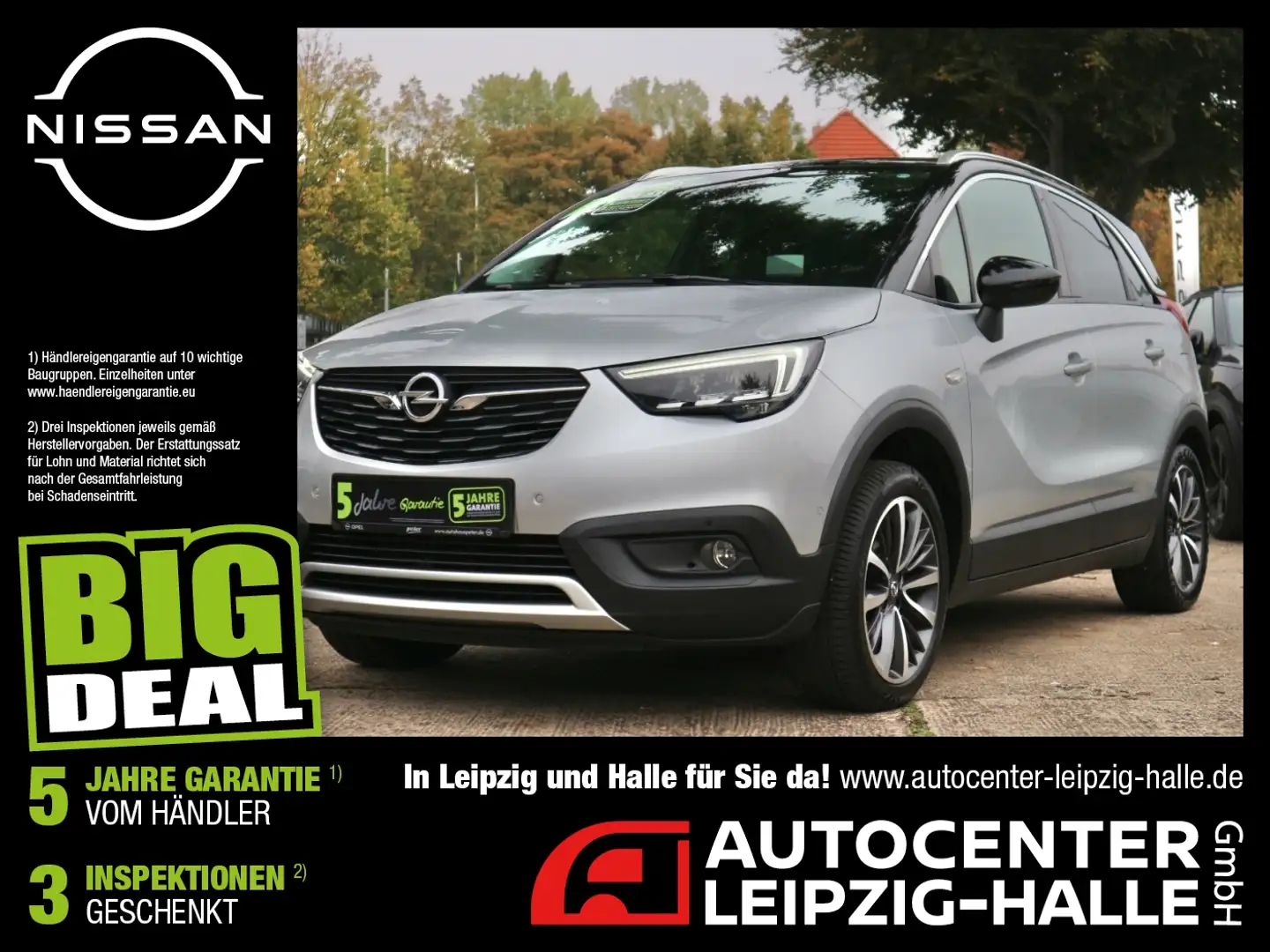 Opel Crossland 1.2 Turbo INNOVATION LED Navi HeadUp Argent - 1
