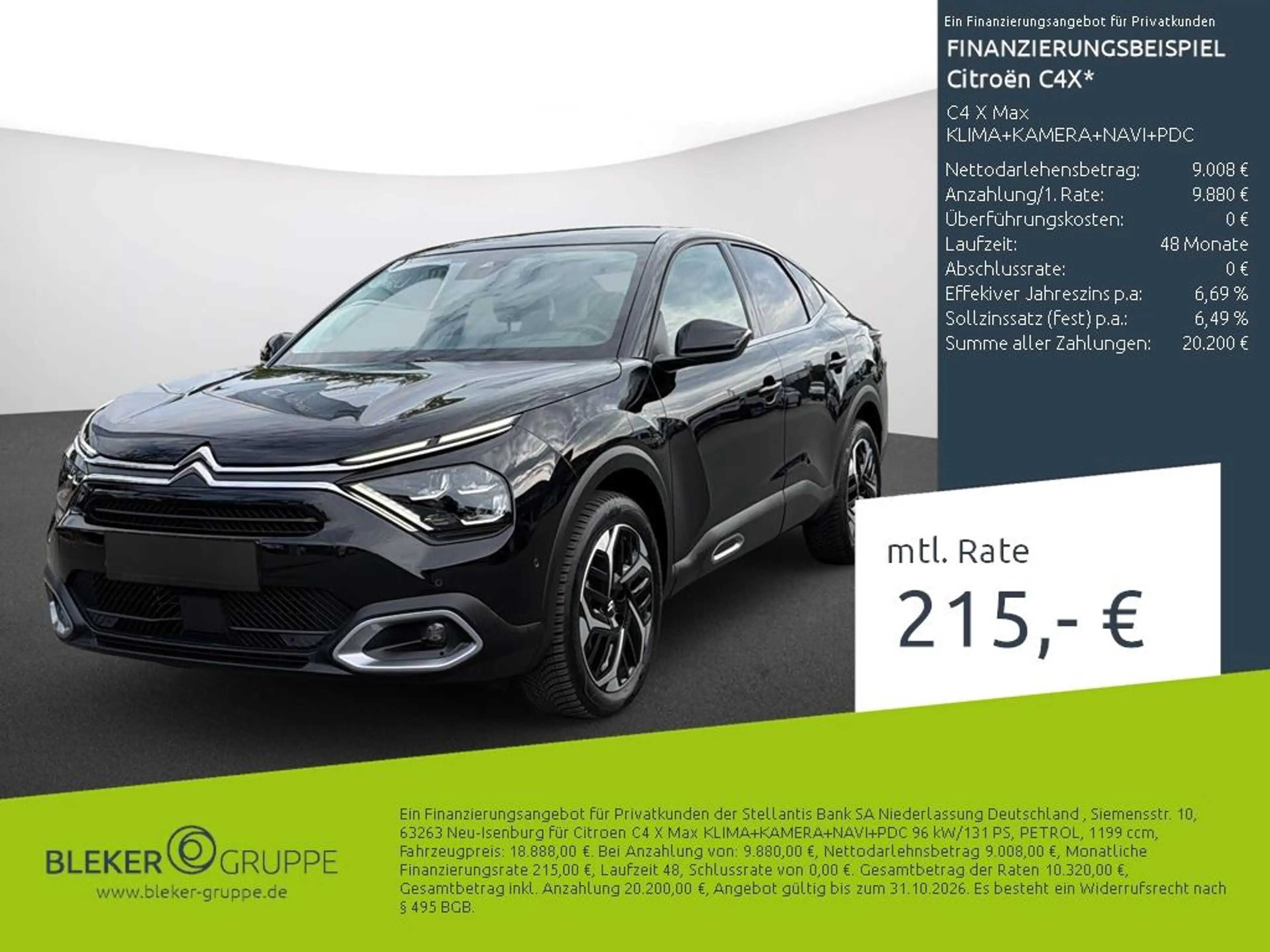 Citroen C4 X C4 X Max KLIMA+KAMERA+NAVI+PDC