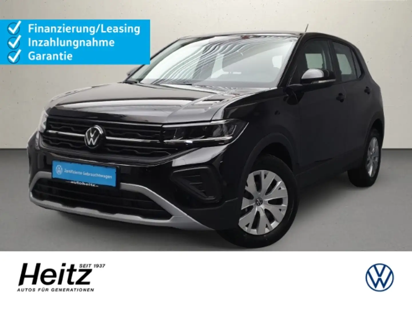 Volkswagen T-Cross 1.0 TSI LED AppConnect PDC SHZ Bluetooth Schwarz - 1