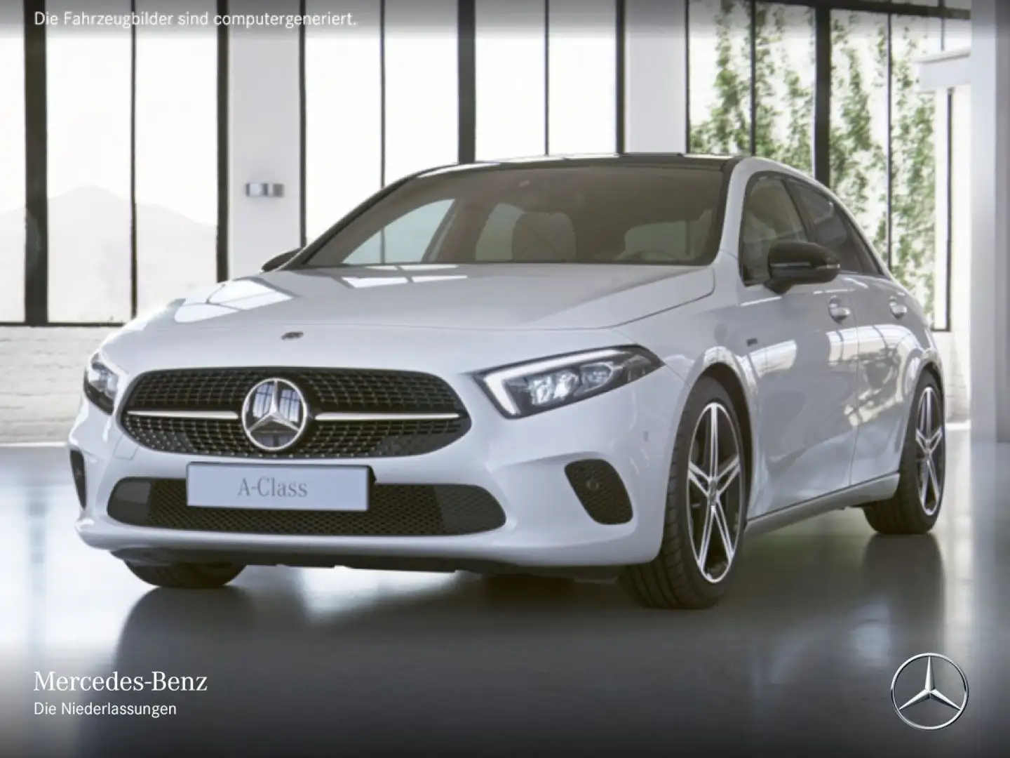 Mercedes-Benz A 250 e PROGRESSIVE+NIGHT+PANO+LED+8G Blanc - 2