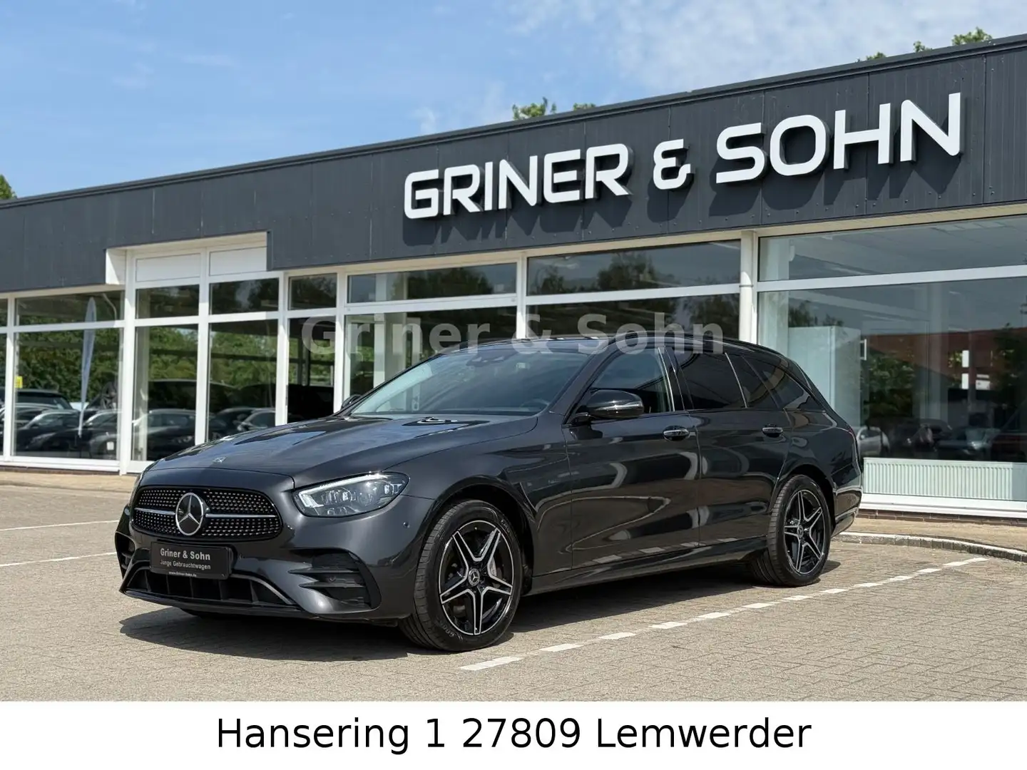 Mercedes-Benz E 300 de 4Matic,AMG,Distr,Multi-B,AHK,HUD,Keyless Grün - 1