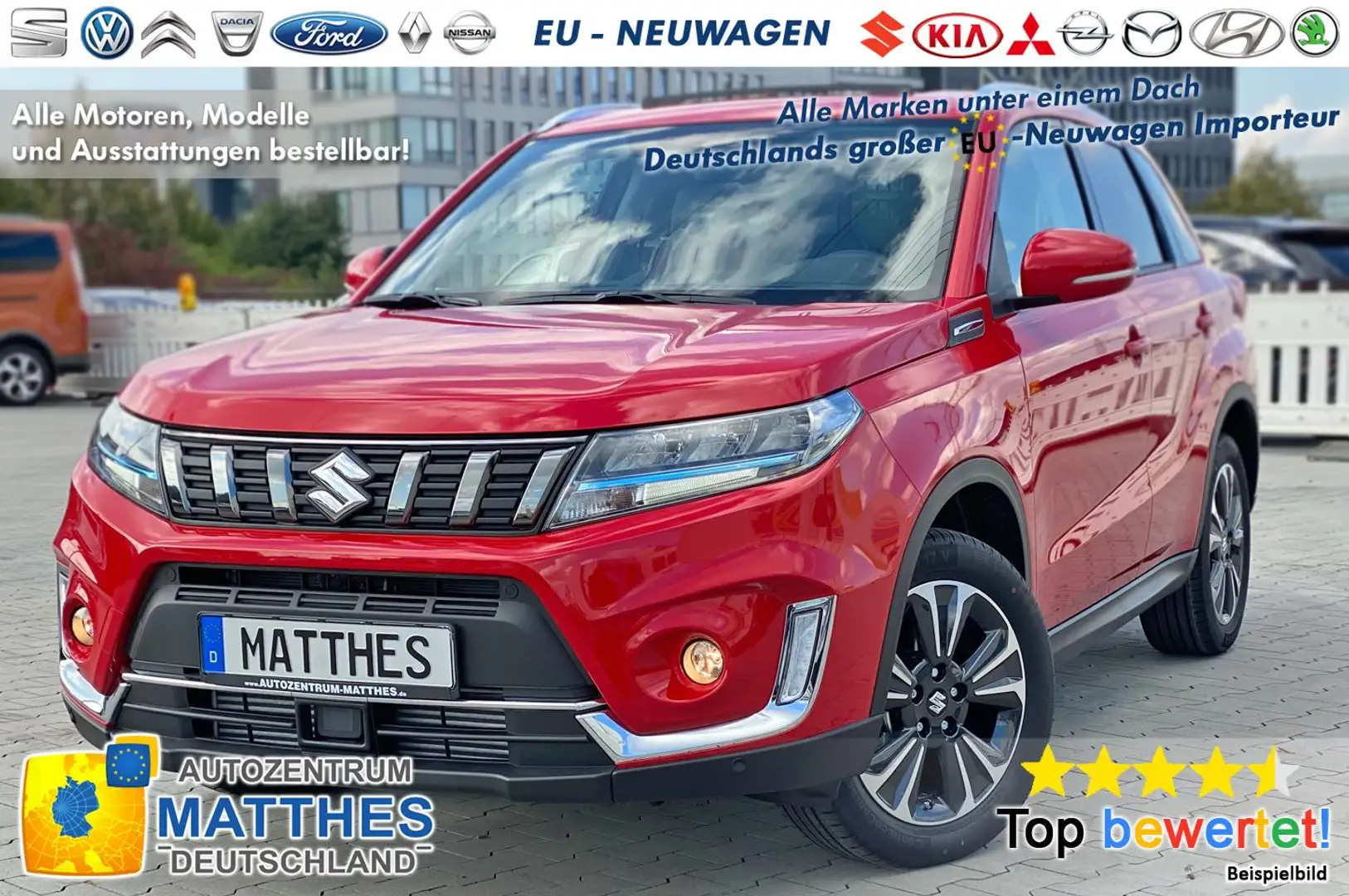 Suzuki Vitara Comfort+ :HYBRID+ Panorama+ Leder+ NAVI+ LED+ W... - 1