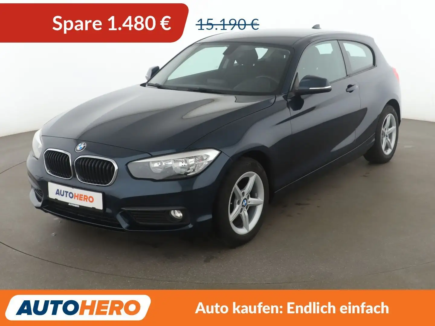 BMW 118 118i Advantage *NAVI*TEMPO*PDC*SHZ*ALU*KLIMA* Blau - 1