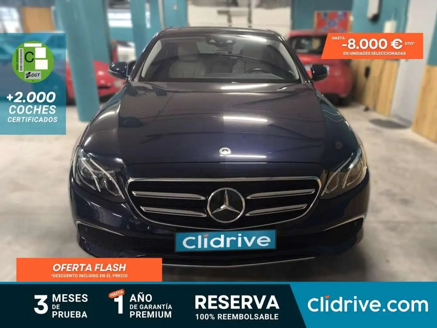 Mercedes-Benz E 200 d Bleu - 1