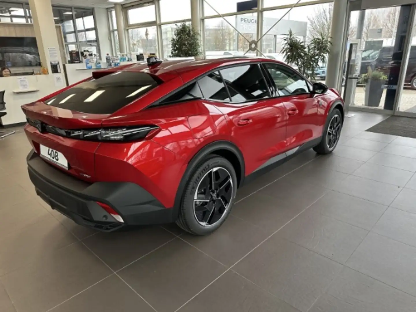 Peugeot 408 GT Plug-In Hybrid 225 e-EAT8 El. Panodach Navi Dig Rot - 2