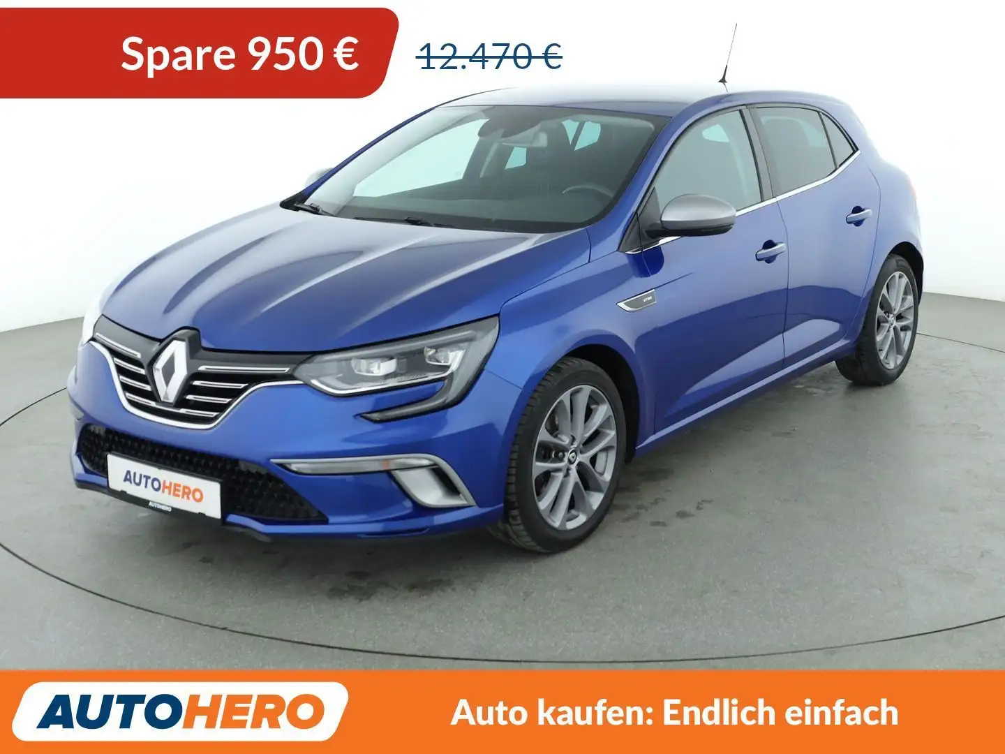 Renault Megane 1.2 TCe Energy GT Line*NAVI*TEMPO*PDC*LIM* Blau - 1