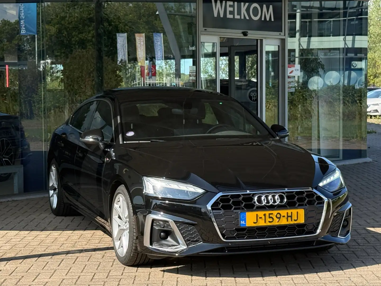 Audi A5 Sportback 40 TFSI S Line Pano|Matrix|Sportstoelen| Noir - 2