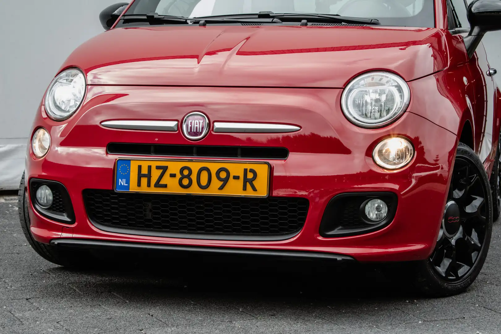Fiat 500 1.2 500S Sport/ Full map navigatie/ Airco/ Sportst Rood - 2
